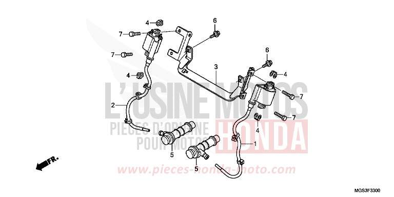 ZUENDSPULE von NC700X DCT DEGITAL SILVER METALLIC (NHA30) von 2013